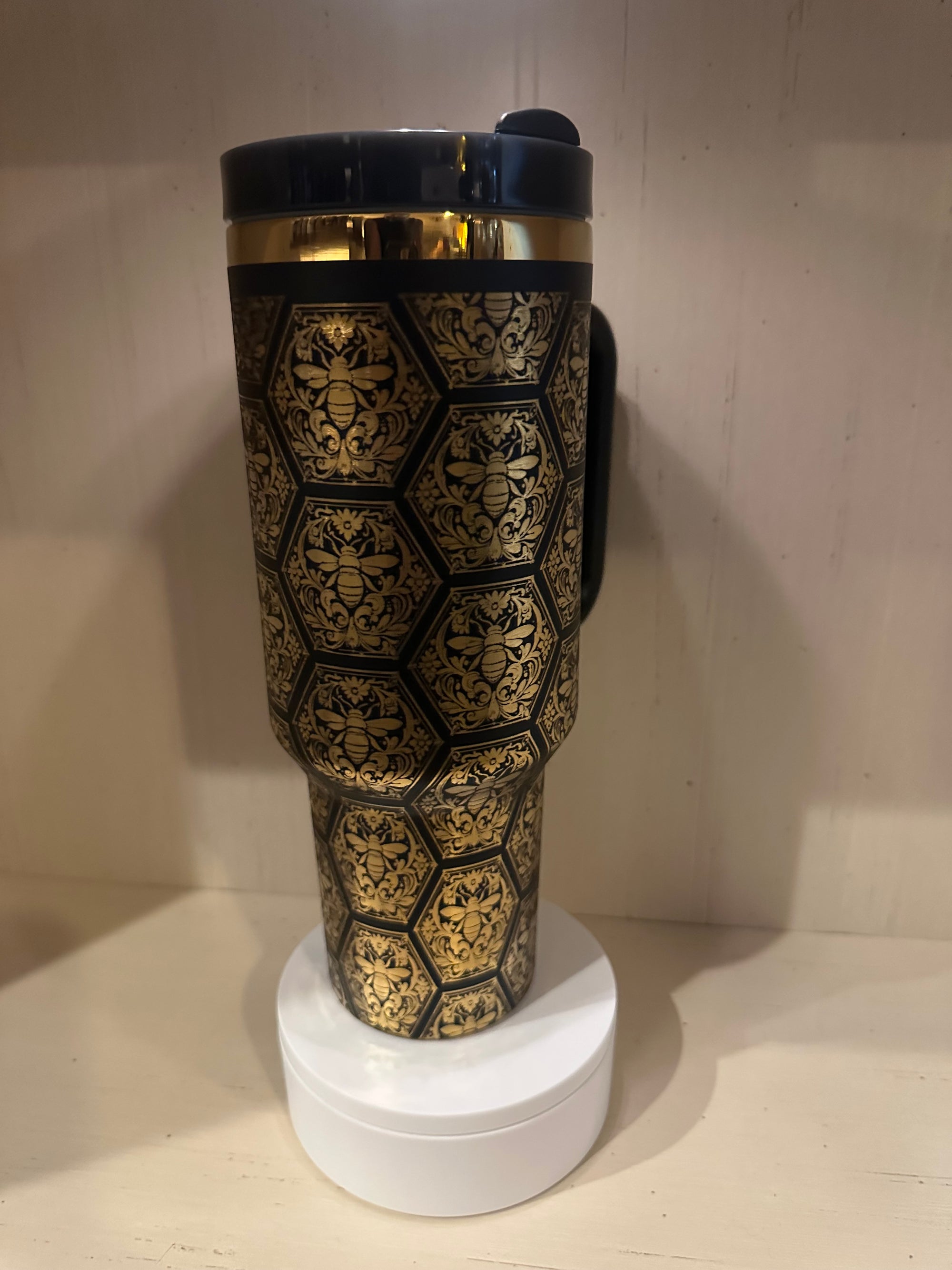 Bumblebee Black and Gold 40oz Tumbler