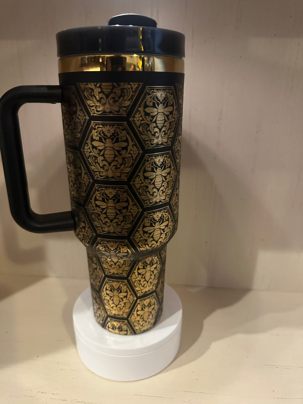Bumblebee Black and Gold 40oz Tumbler